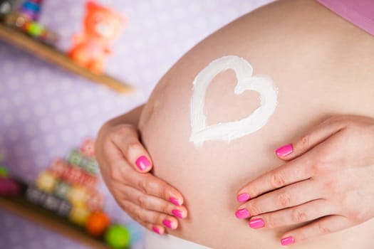 Beautiful Pregnant Woman belly