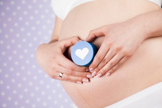 Beautiful Pregnant Woman belly