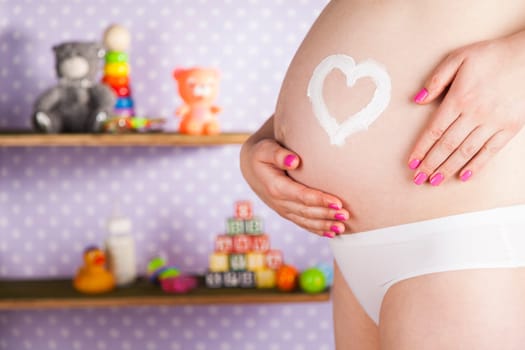 Beautiful Pregnant Woman belly