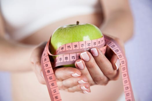 Healthy, Pregnant Woman Belly, Beautiful mom