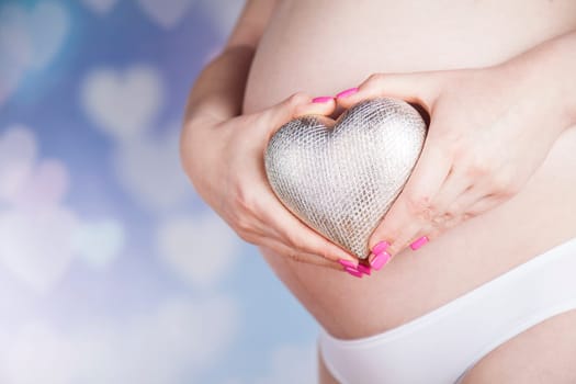 Beautiful Pregnant Woman belly
