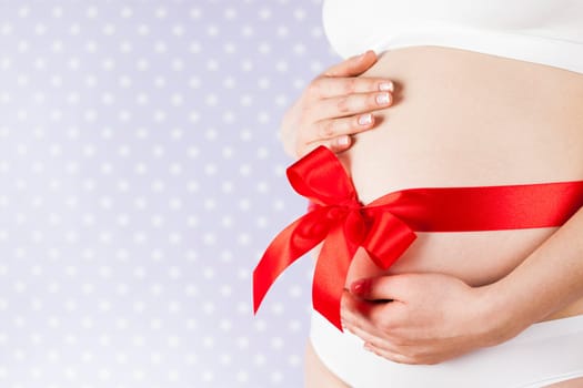 Beautiful Pregnant Woman belly