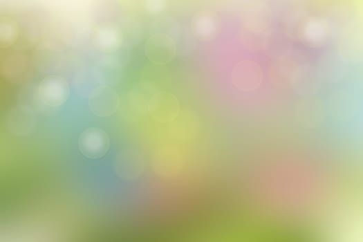Colorful mixed fresh abstract  bokeh summer spring background.