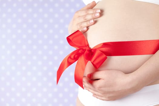 Beautiful Pregnant Woman belly