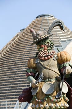 MILAN, ITALY - AUG 13, 2015: The universal world exposition 2015 on the theme of food on Aug 13, 2015 in Milan, Italy.