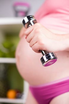 Fitness Pregnancy woman, healthy lifestyle concept