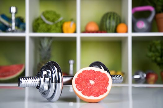 Healthy lifestyle concept, vitamins