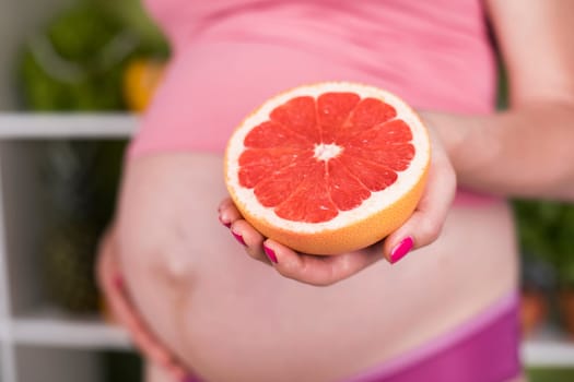 Fresh and healthy food for my baby, Pregnancy concept