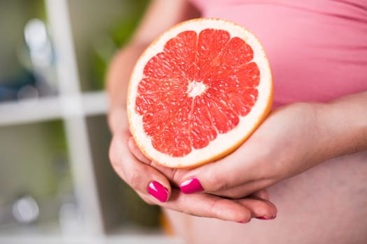 Fresh and healthy food for my baby, Pregnancy concept