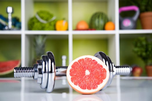 Healthy lifestyle concept, vitamins