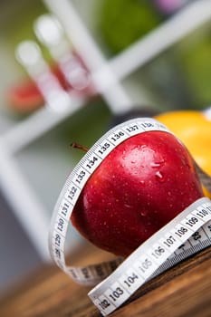 Healthy lifestyle concept, vitamins