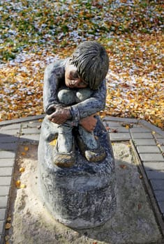 Heroes of Russian folk tales in the Childrens Park
