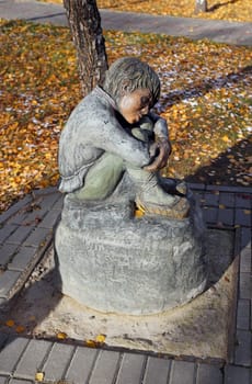 Heroes of Russian folk tales in the Childrens Park