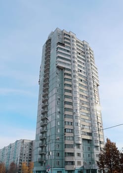 High rise buildings in the city of Moscow