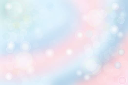 Abstract colorful pastel bokeh background texture with bright soft color circles. Space for your text.