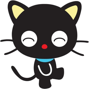 chococat  cartoon character happy illustration