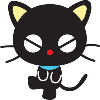 chococat  cartoon character dacing illustration