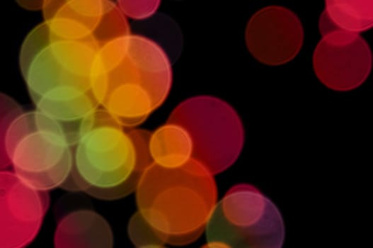 Abstract blurry lights pattern. Colorful transparent circles background.