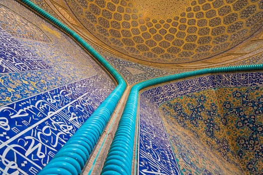 Sheikh Lotfollah Mosque is one of the architectural masterpieces of Iranian architecture that was built during the Safavid Empire. Property release is not needed for this public place.