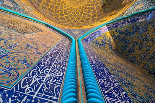 Sheikh Lotfollah Mosque is one of the architectural masterpieces of Iranian architecture that was built during the Safavid Empire. Property release is not needed for this public place.