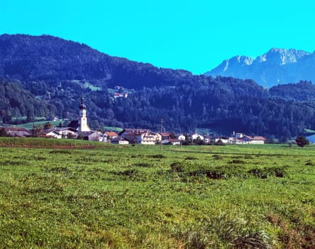 View of village in Austria