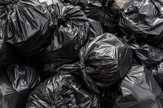 Background garbage bag black bin waste, Garbage dump, Bin,Trash, Garbage, Rubbish, Plastic Bags pile junk garbage Trash texture, Background waste plastic bin bag.