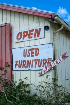 an image of flea market entrance