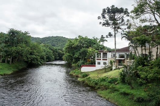 historic city Morretes Brazil architecture river araucaria tree nature