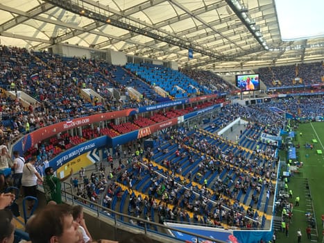A general view of the Rostov Arena Stadium, Rostov-on-Don as the game is about to start the match Uruguay - Saudi Arabia, June 20, 2018