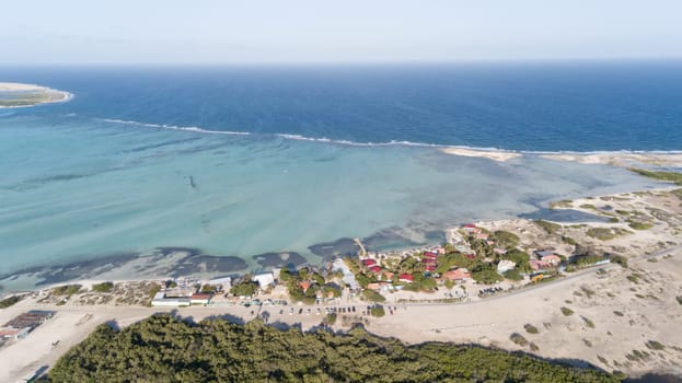 Bonaire island Caribbean sea coast lagoon