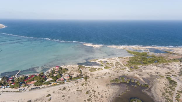 Bonaire island Caribbean sea coast lagoon