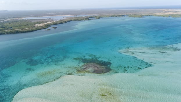 Bonaire island Caribbean sea coast lagoon