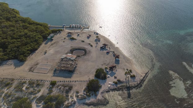 Bonaire island Caribbean sea coast lagoon