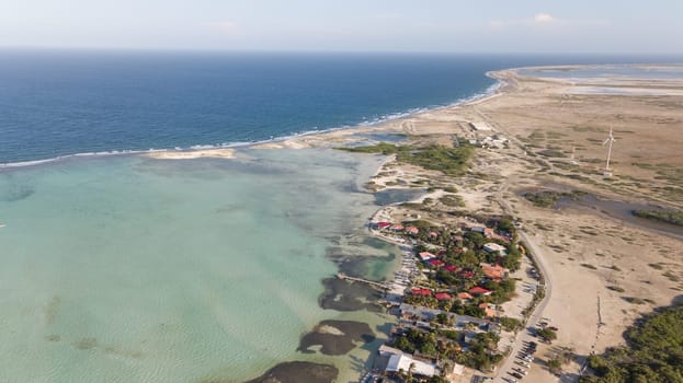 Bonaire island Caribbean sea coast lagoon