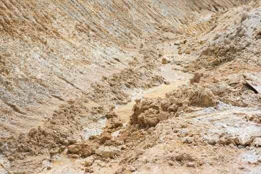 Sand mines in Malaysia.