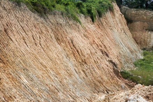 Sand mines in south east Asia.