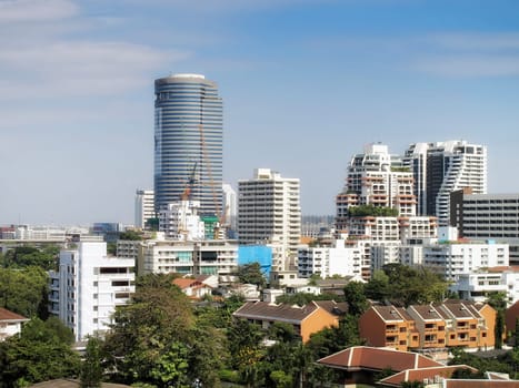 cityscape image of residential area in Bangkok Thailand