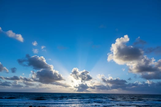 an image of sunrise at the beach