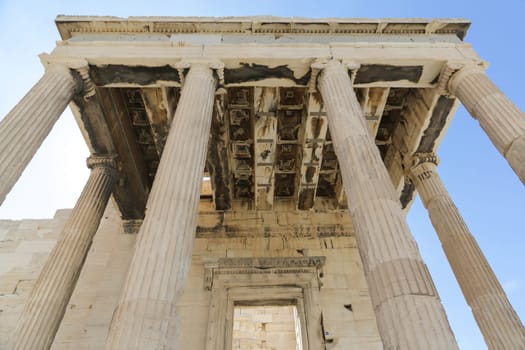 The Parthenon at the Acropolis in Athens, Greece