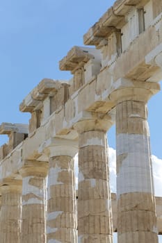 The Parthenon at the Acropolis in Athens, Greece