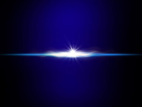 background image of defocused abstract lights and beam of light over blue background