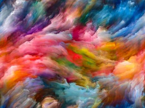 Vibrant Color wallpaper. Paint in Motion on the subject of creativity, imagination and energy of life. Custom Background series.