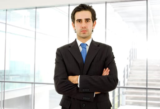 young business man portrait at the office