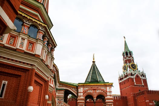 St Basil Cathedral in Moscow, in the Red Square.