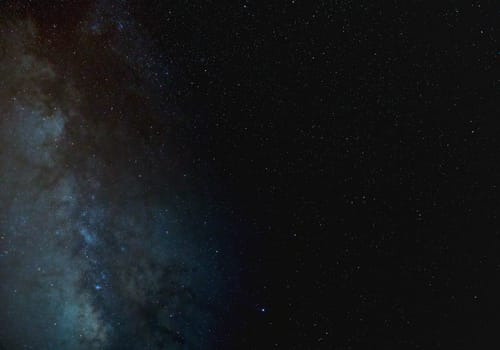 Milky Way background or wallpaper with plenty of copy space