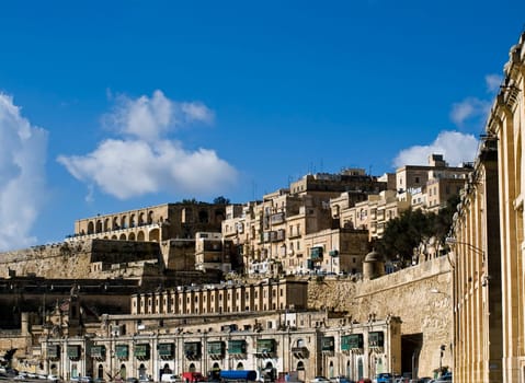 Some buildings in Malta's capital city Valletta which is listed by UNESCO as a World Heritage Site