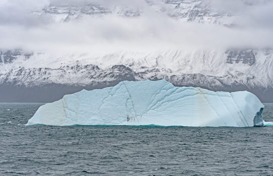 Fog and Ice off a remote Coast of Greenland along the Nugssuaq Peninsula