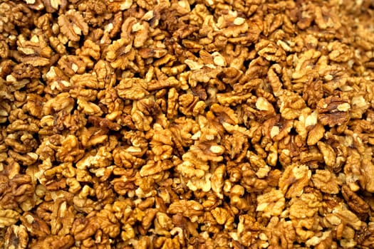 close up shot of dried walnuts