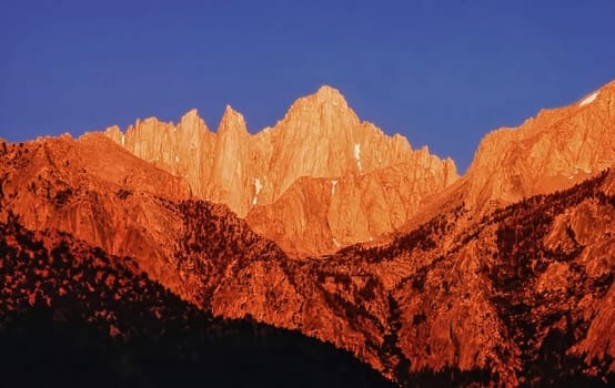 Dawn at Mt.Whitney, California