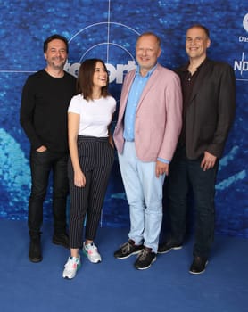 Elmar Fischer,Almila Bagriacik,Axel Milberg,Marco Wiersch,Photocall von dem neuen Tatort,Hotel Grand Elysée Hamburg,12.07.2018
